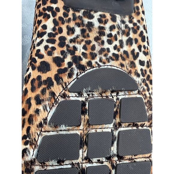 Ralph Lauren  Carley II‎ Leopard Print Loafers Natural Hair Calf Women's 9B - Picture 10 of 10